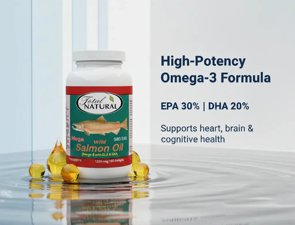 Why Wild Salmon Fish Oil Matters: A Science-Backed Look at Total Natural Mega Wild Salmon Fish Oil