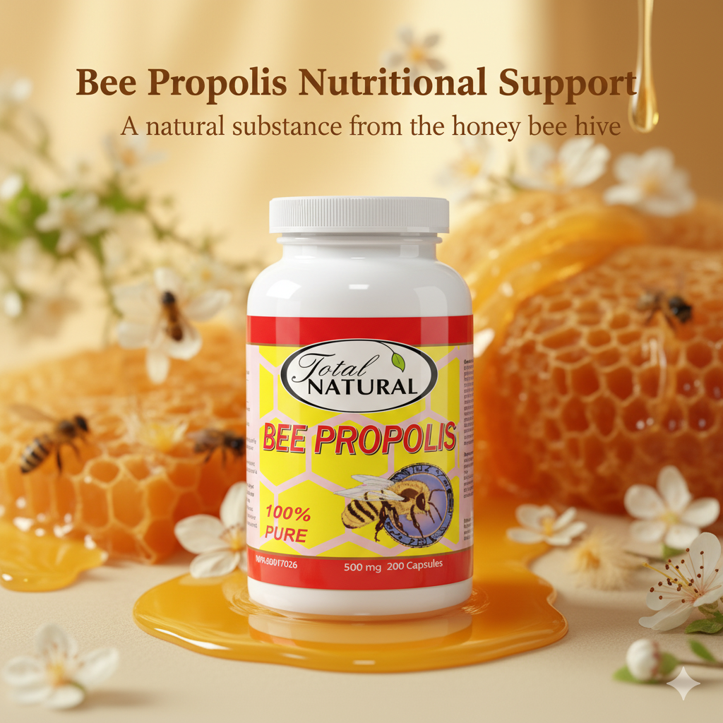 Total Natural Bee Propolis Capsule500mg  200c