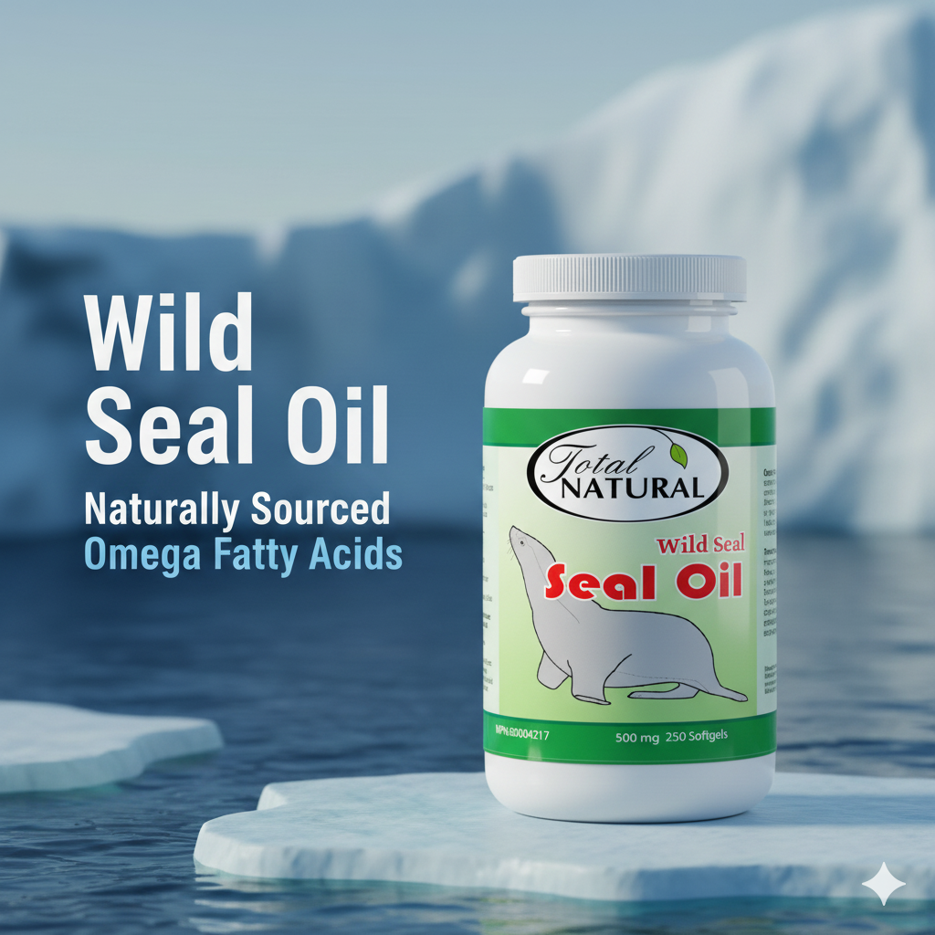 Total Natural Wild Seal Oil 500mg 250s