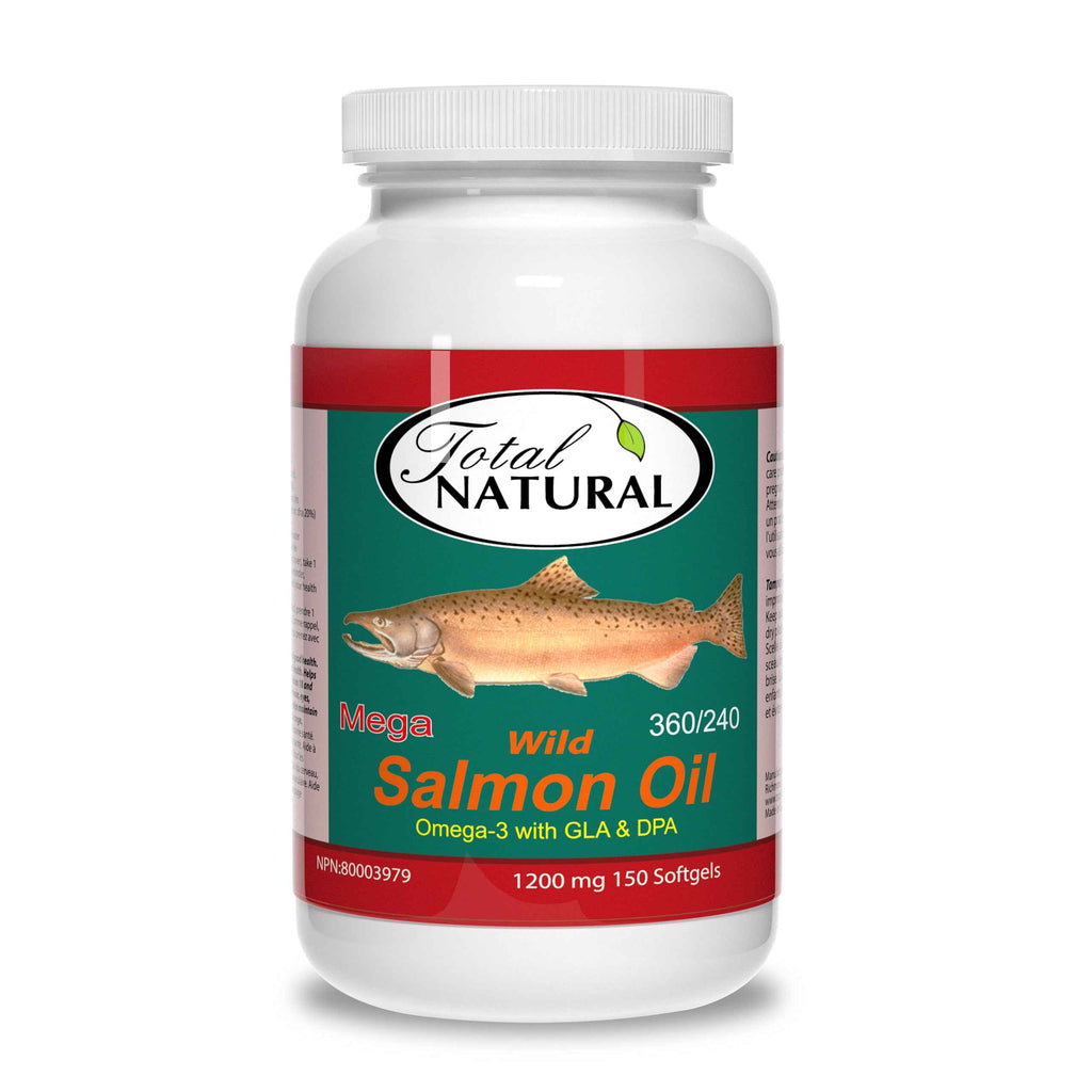 Total Natura Mega Wild Salmon Fish Oil 1200mg 150s