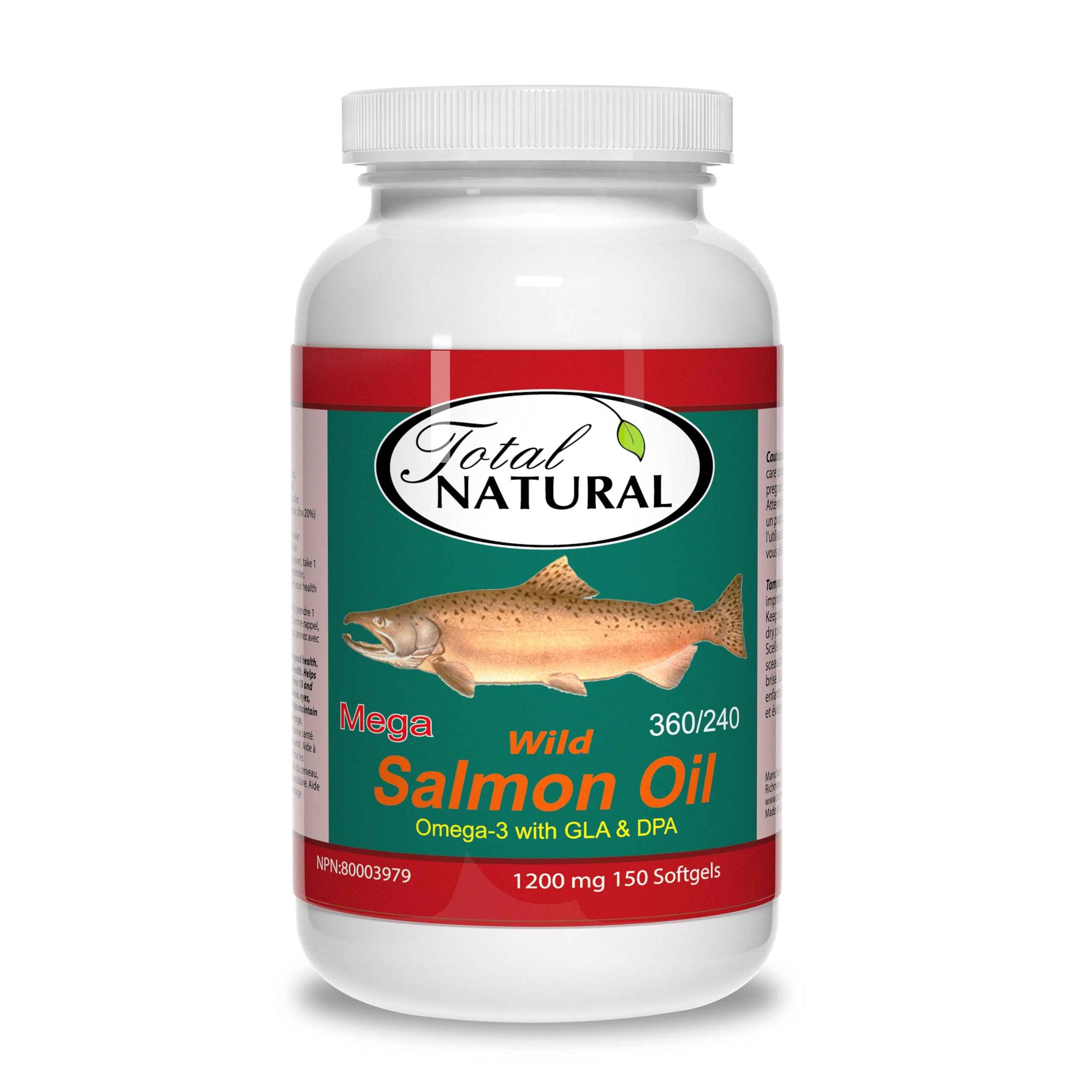 Total Natura Mega Wild Salmon Fish Oil 1200mg 150s