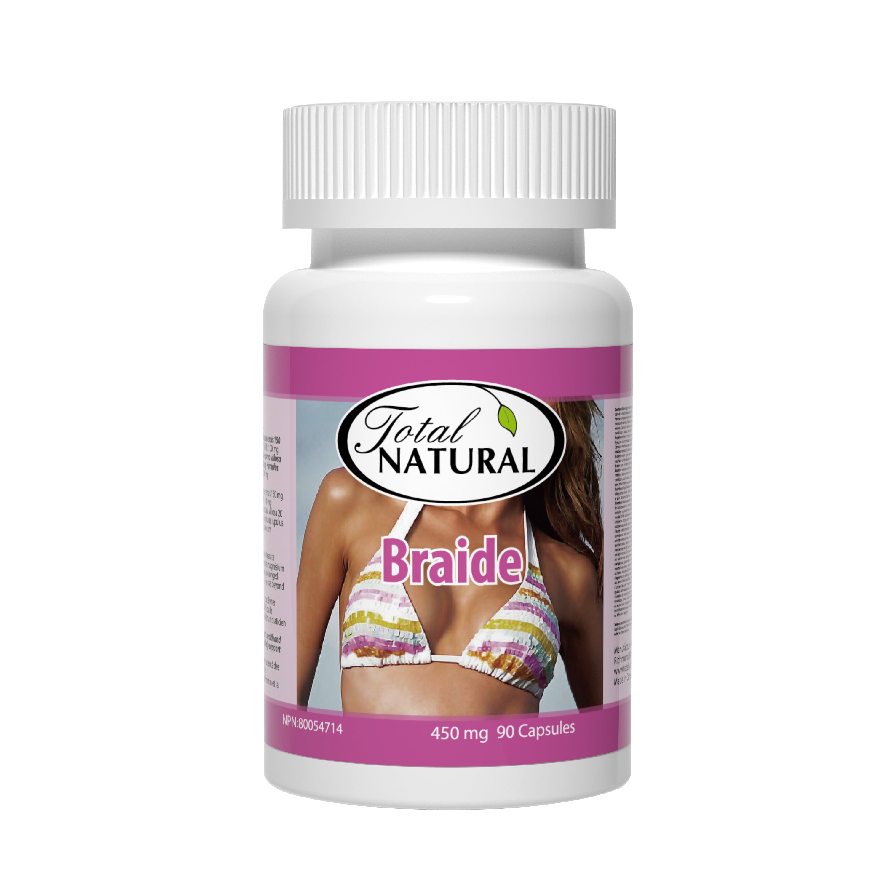Total Natural Braide 450mg 90c
