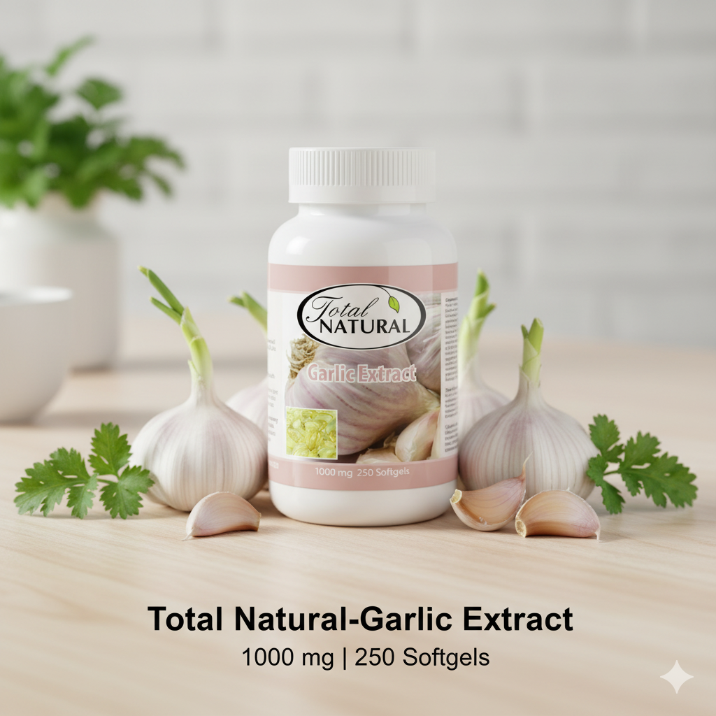 Total Natural Garlic Extract 1000mg 250s