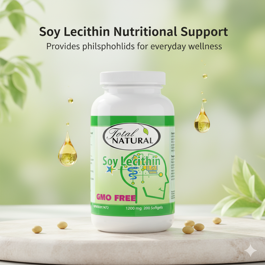 Total Natural Soy Lecithin 1200mg 200s