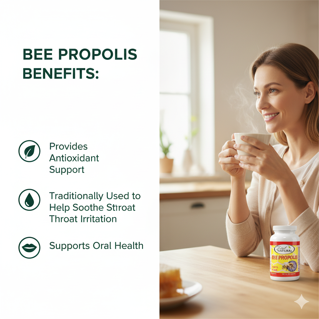 Total Natural Bee Propolis Capsule500mg  200c