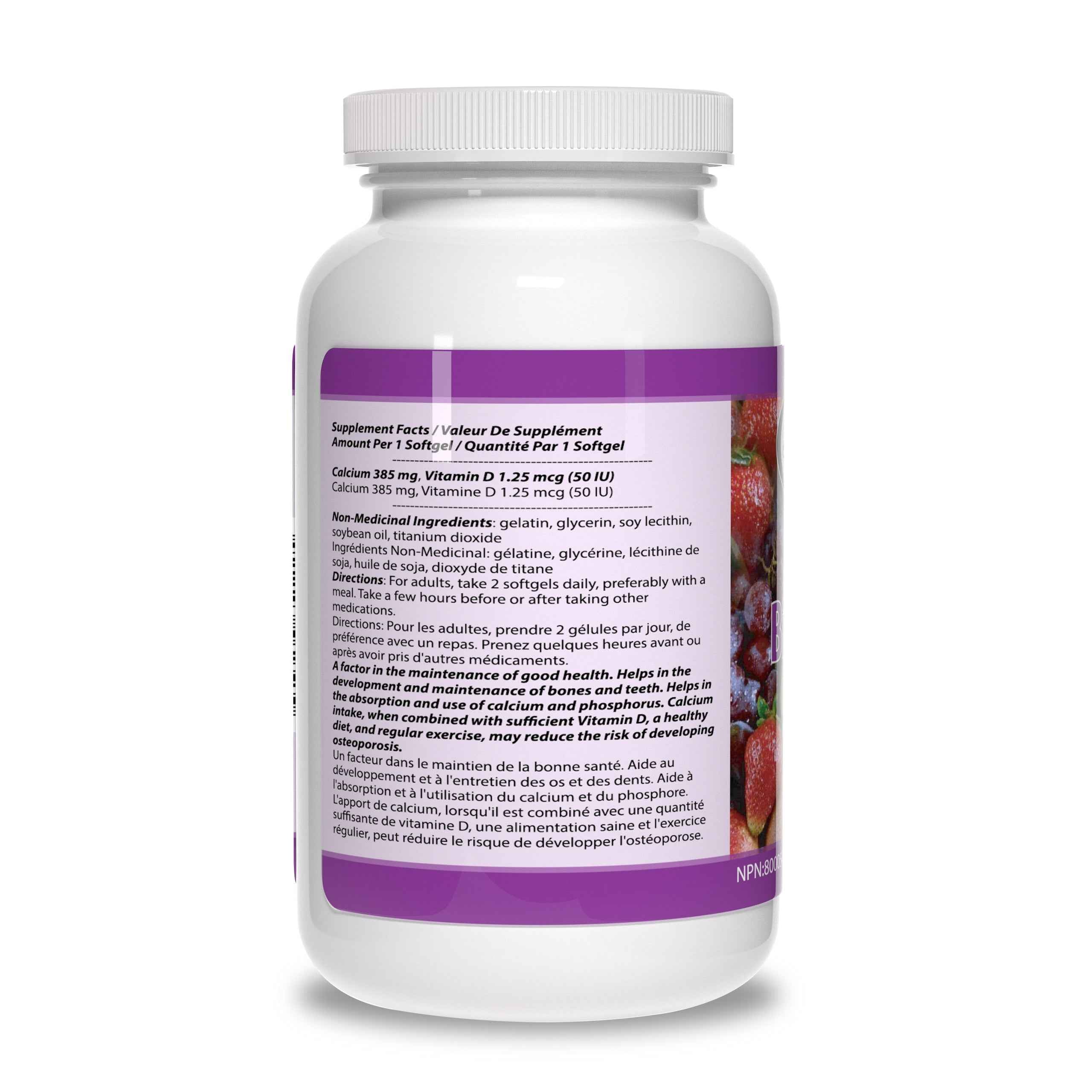 Total Natural Bio Calcium 385mg 180s
