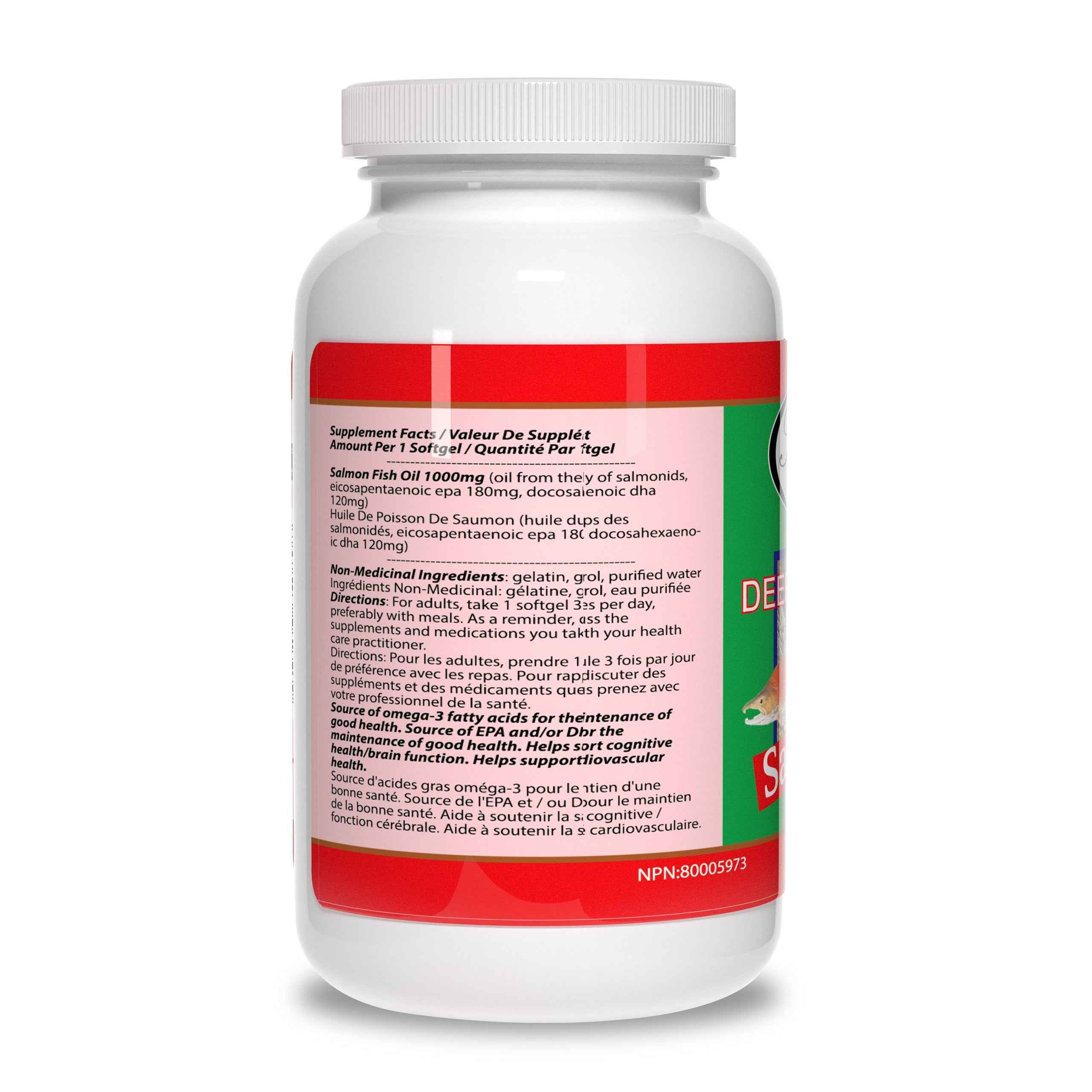 Total Natural Salmon Fish Oil 1000mg 180s