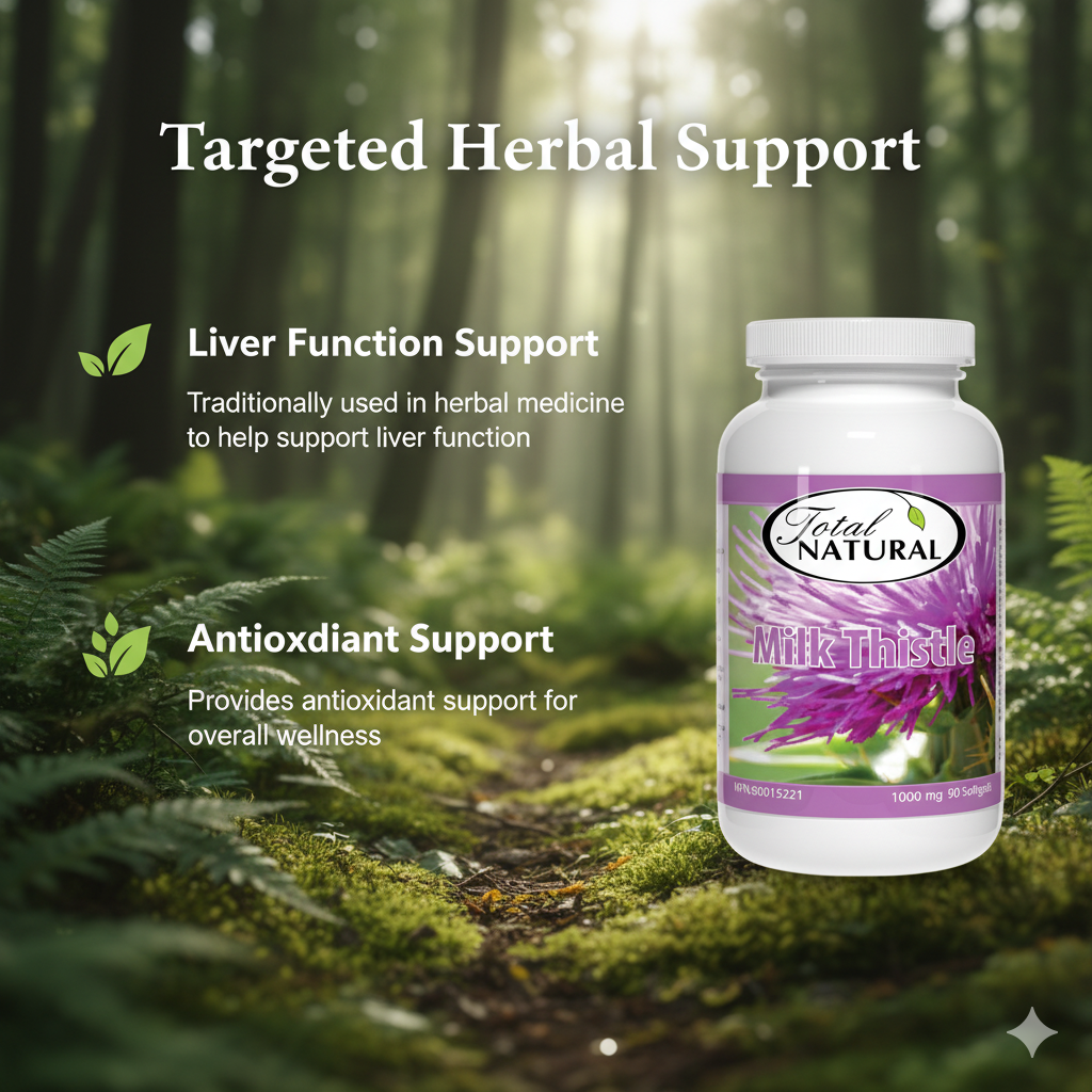 Total Natural Milk Thistle 1000mg 90s