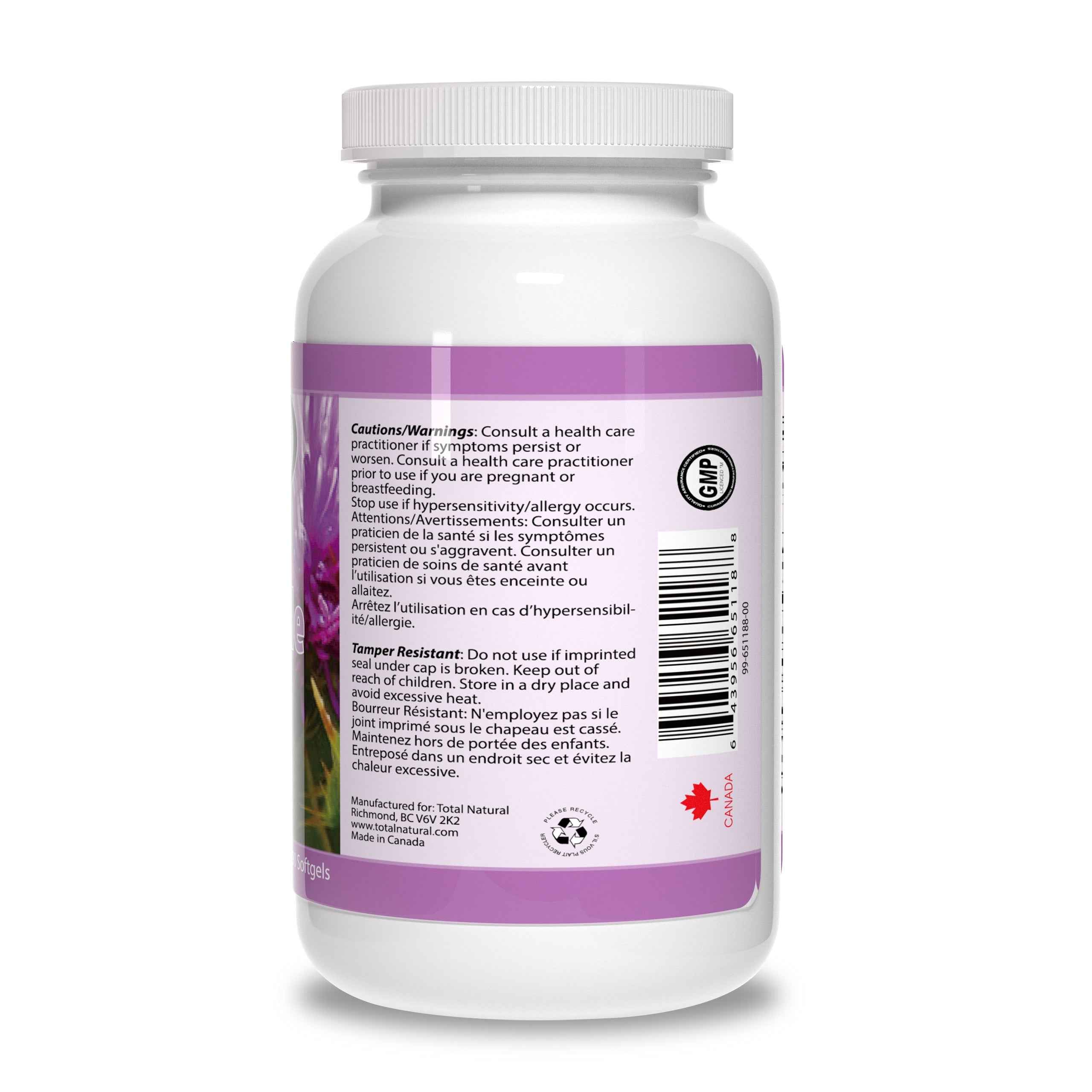 Total Natural Milk Thistle 1000mg 90s