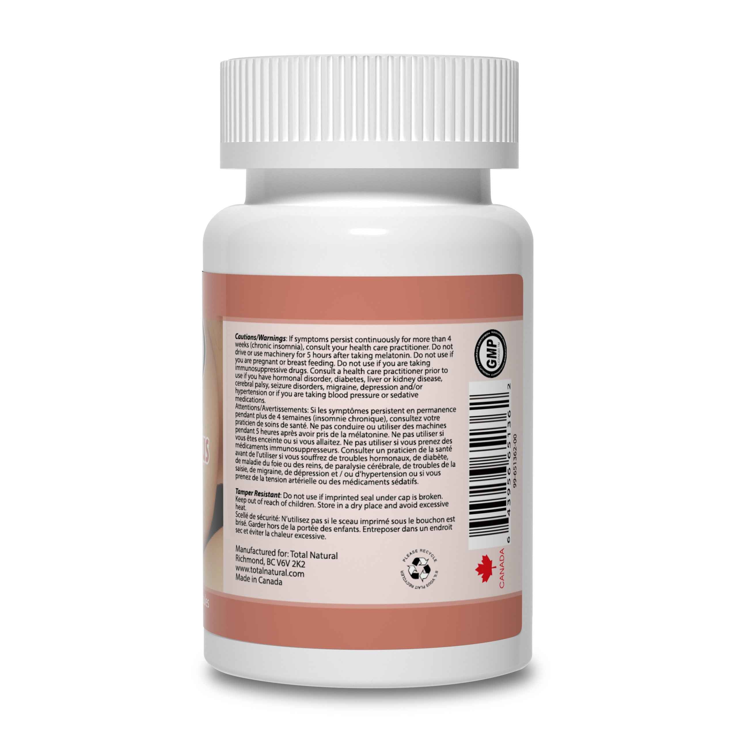 Total Natural Melatonin with L-Theanine 90c
