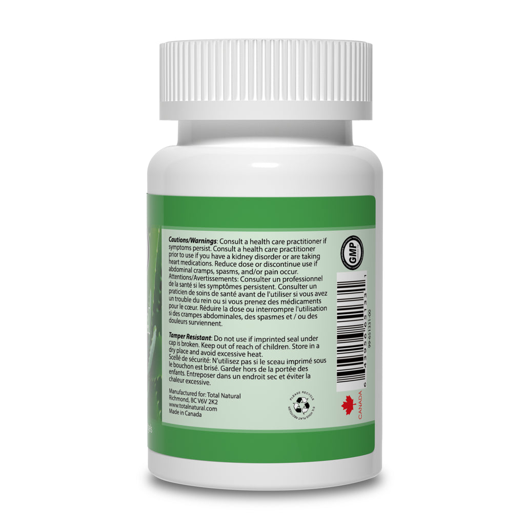 Total Natural Aloe Vera Gel 5000mg 90s - Natural Laxatives and Vermifuge