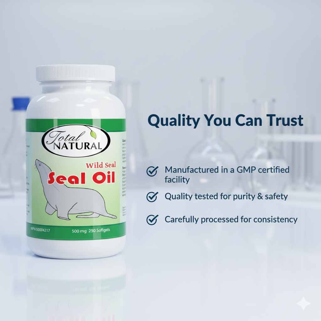 Total Natural Wild Seal Oil 500mg 250s