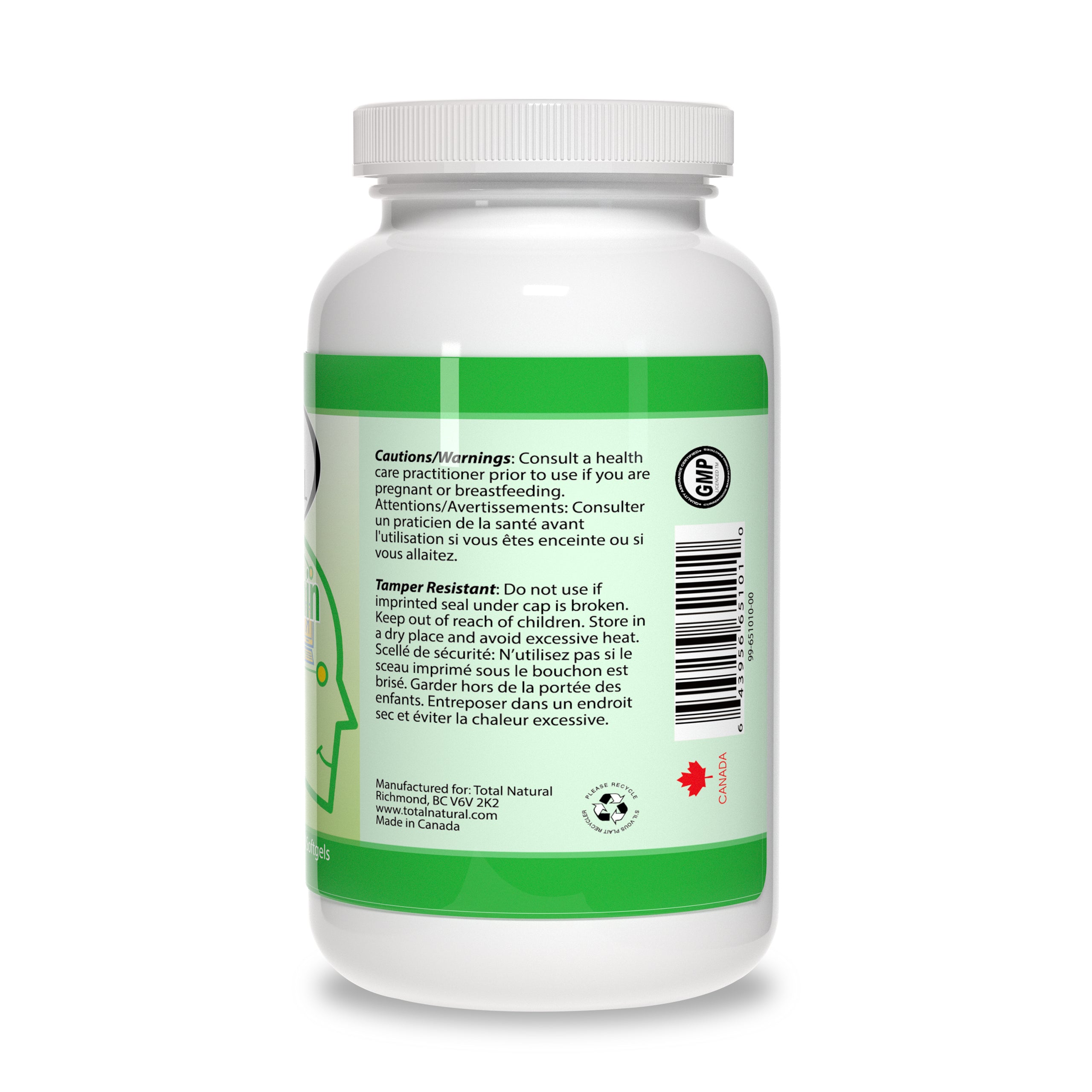 Total Natural Soy Lecithin 1200mg 200s