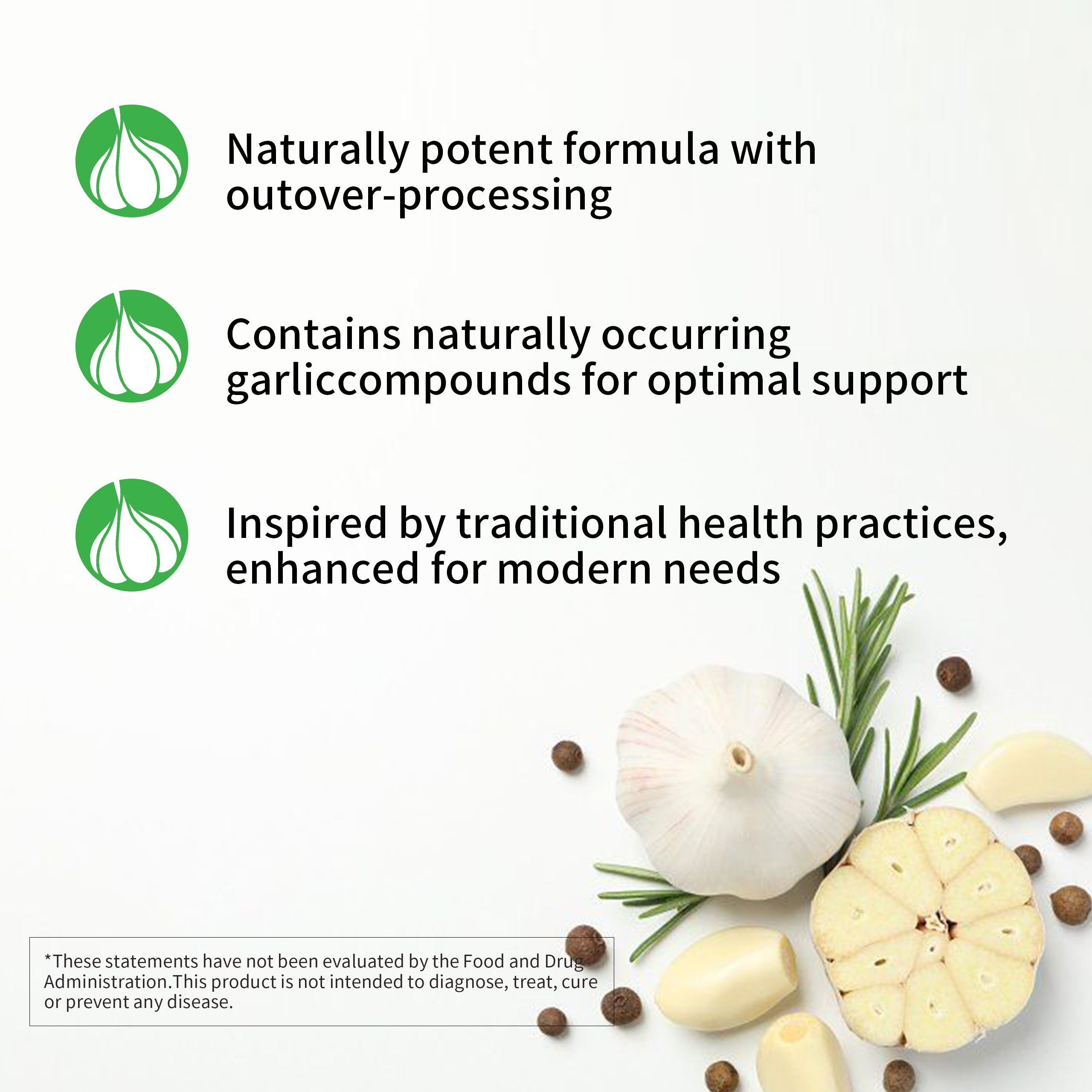 Total Natural Garlic Extract 1000mg 250s