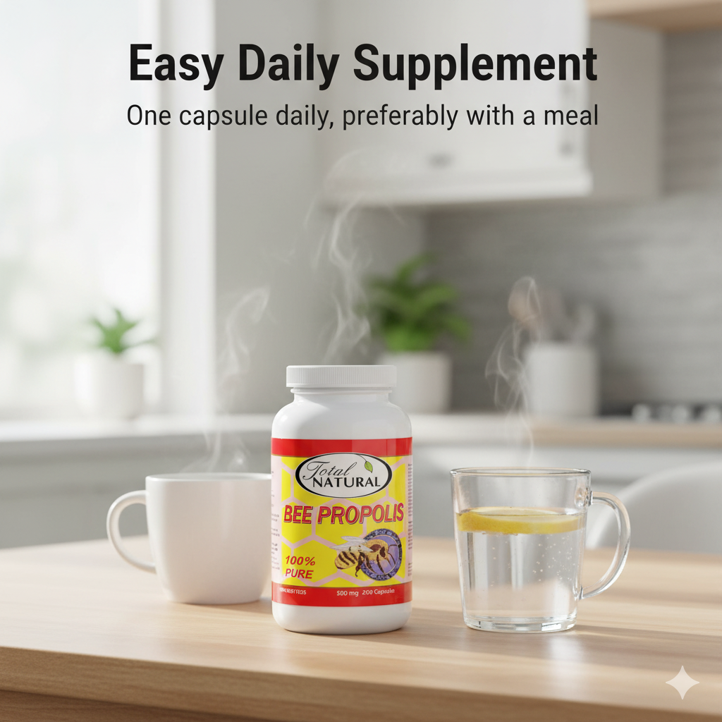 Total Natural Bee Propolis Capsule500mg  200c