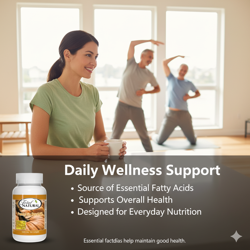 Total Natural Pumpkin Seed Oil 1000mg 180s