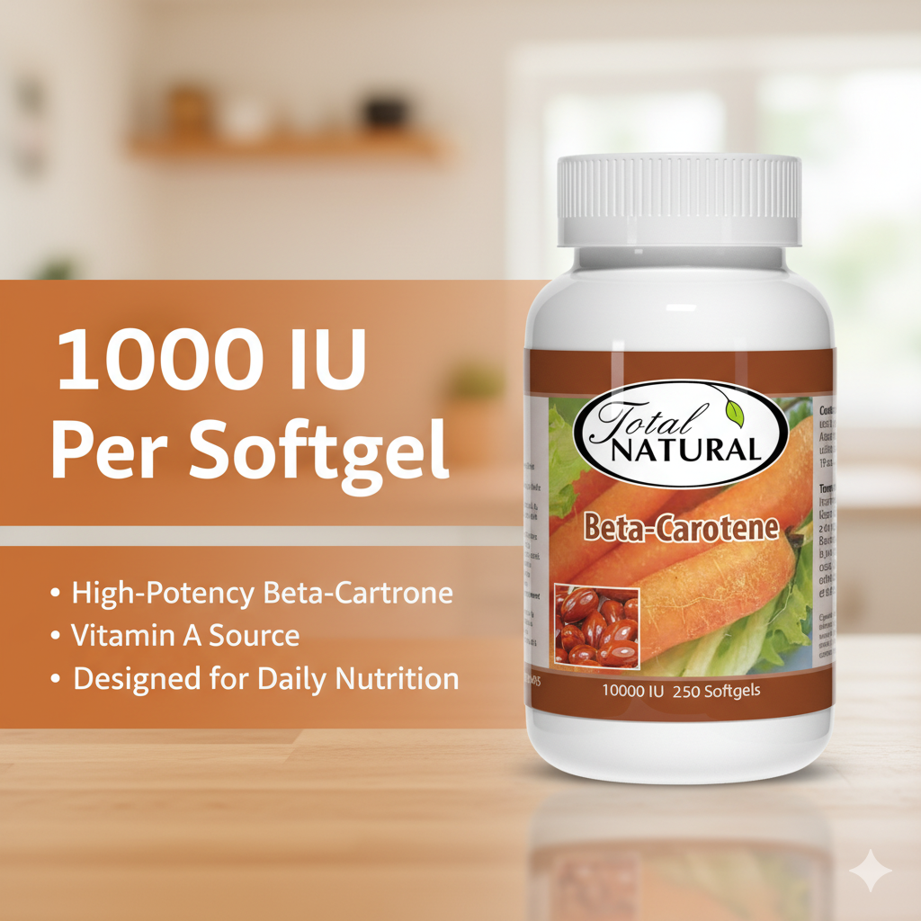 Total Natural Beta-Carotene 10000iu 250s