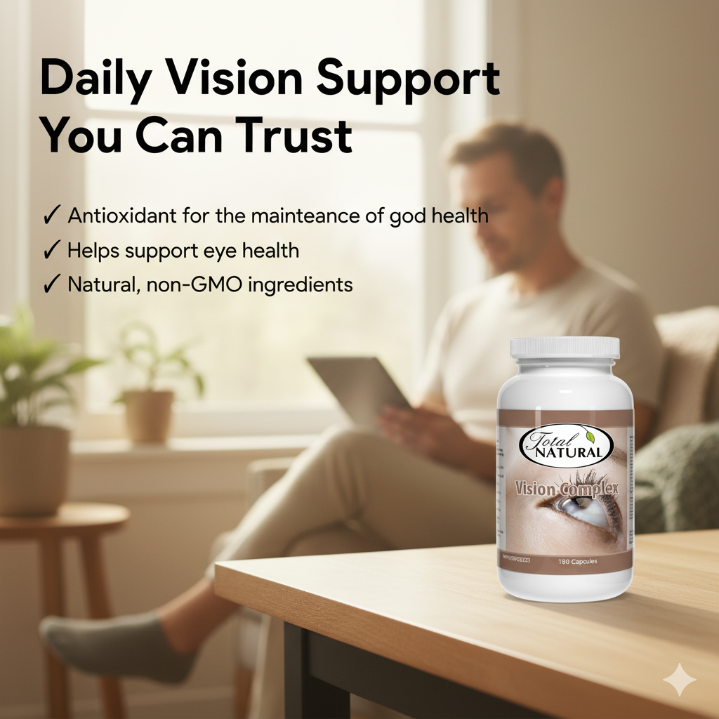 Total Natural Vision Complex 180c for Cataract & Macular Degeneration Support