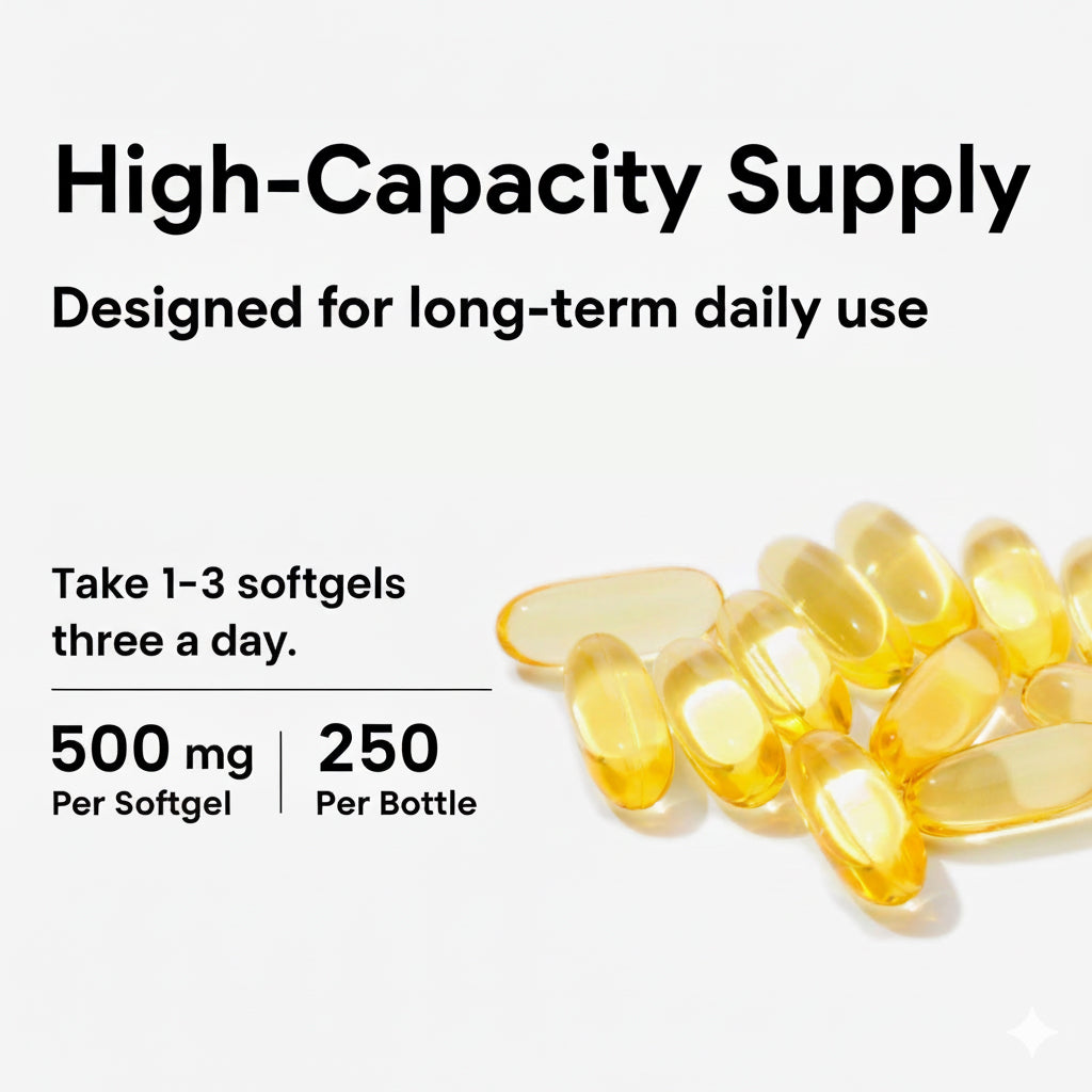 Total Natural Wild Seal Oil 500mg 250s