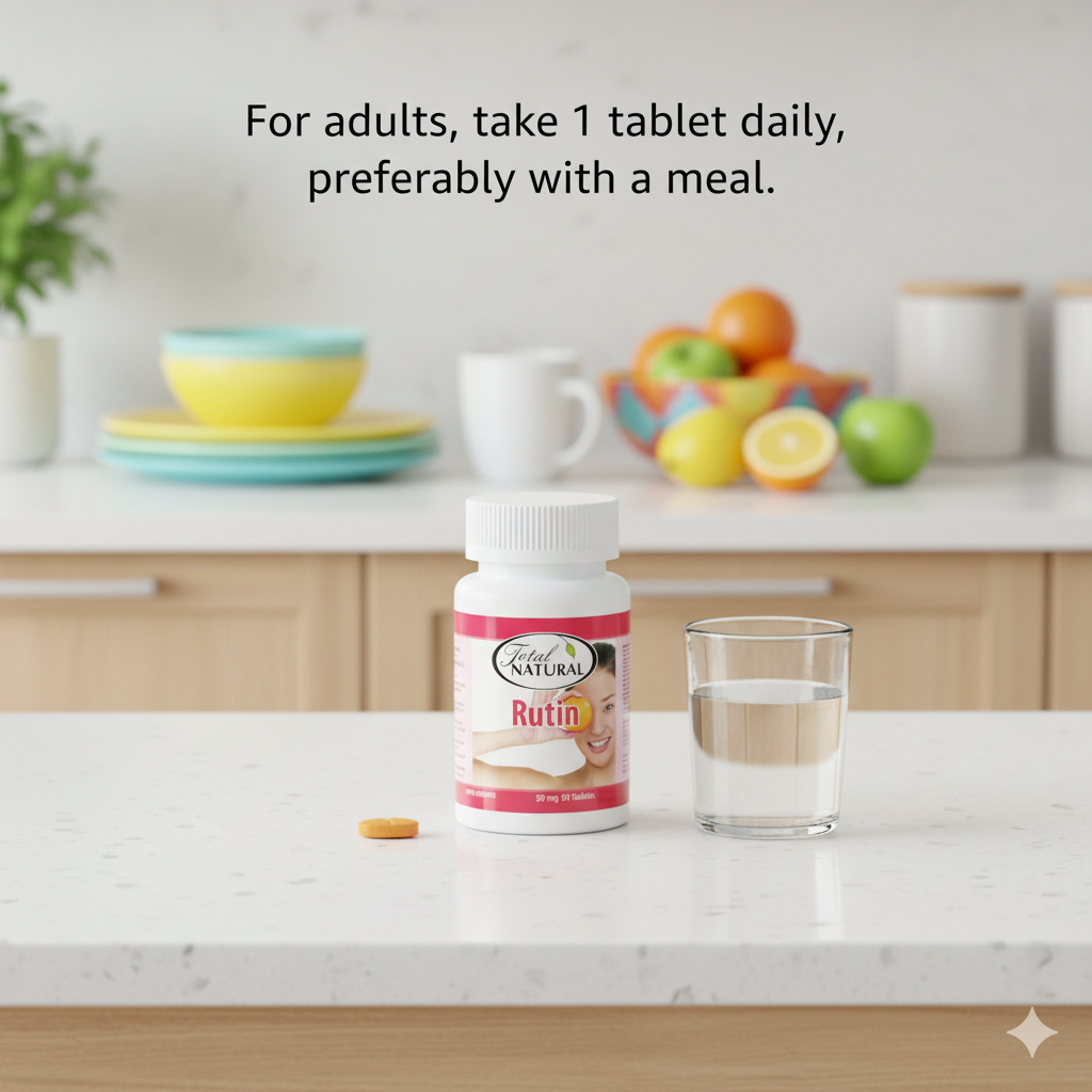 Total Natural Rutin Antioxidant 50mg 90t