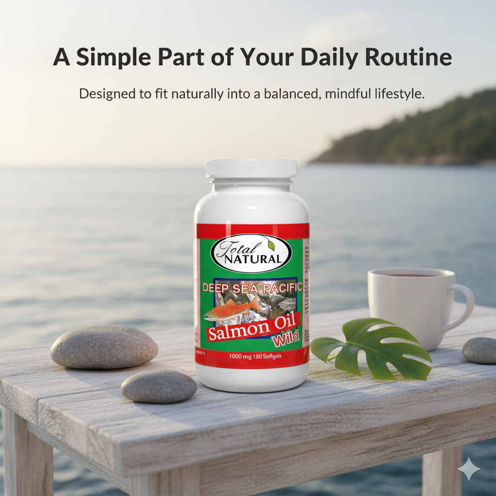 Total Natural DEEP SEA PACIFIC Salmon Fish Oil 1000mg 180s