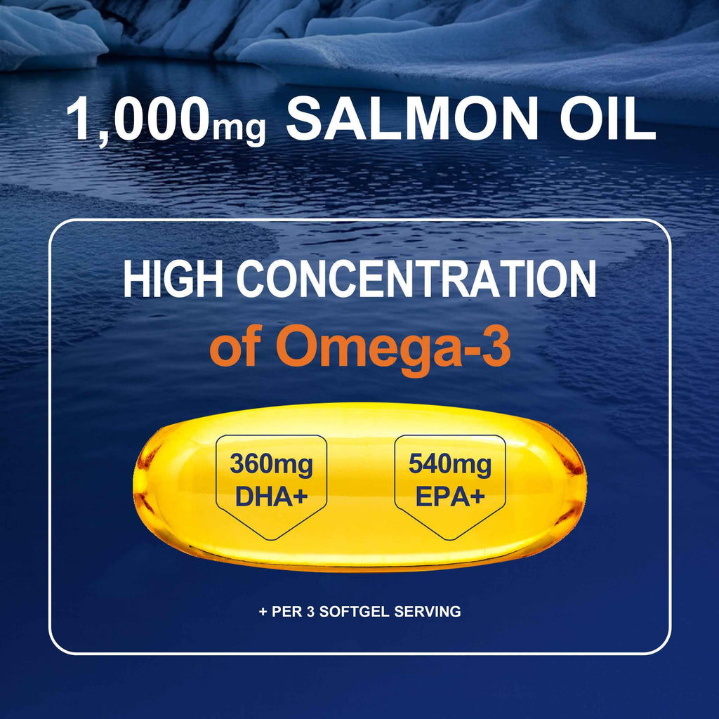 Total Natural Salmon Fish Oil 1000mg 180s