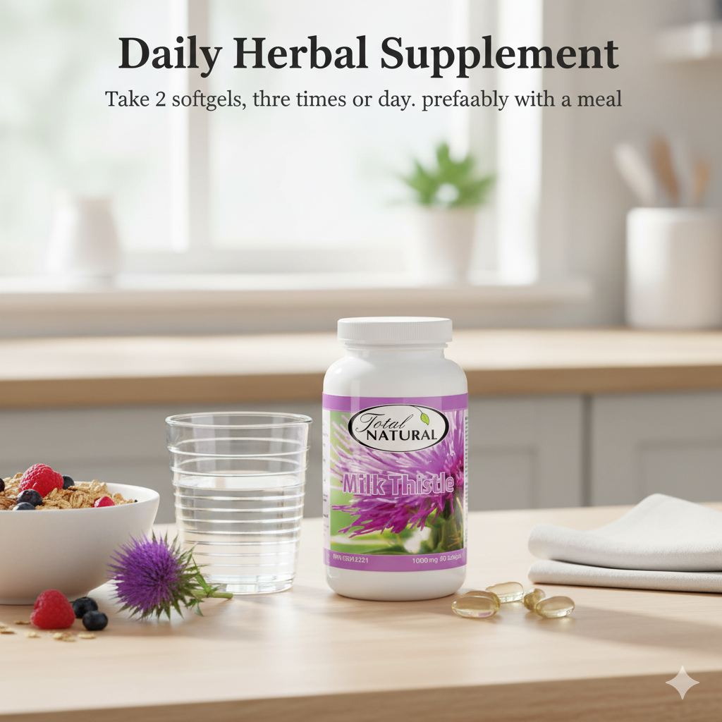 Total Natural Milk Thistle 1000mg 90s