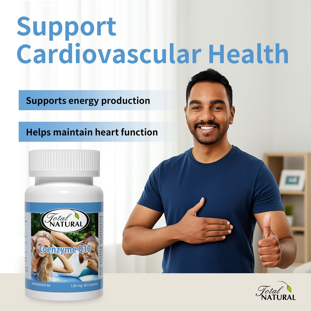 Total Natural Coenzyme Q10 120mg 60c