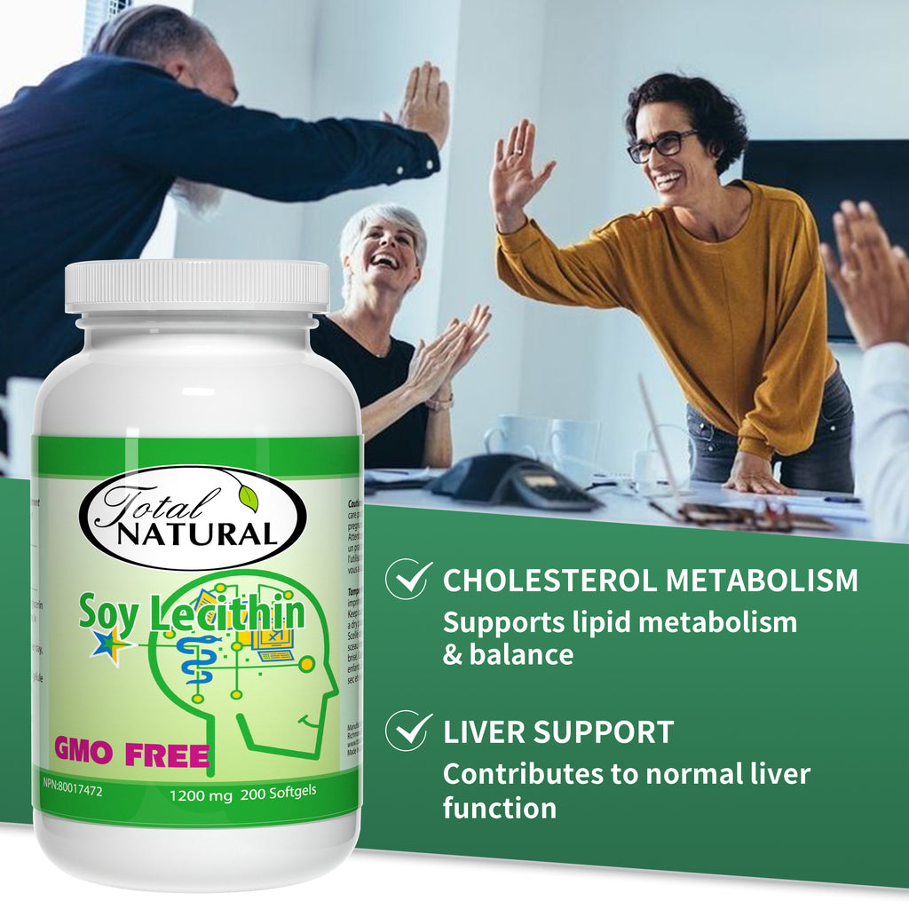 Total Natural Soy Lecithin 1200mg 200s