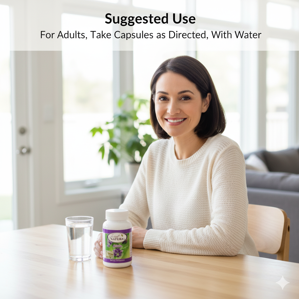 Total Natural Alfalfa 500mg - A Digestive Tonic with Traditional Benefits