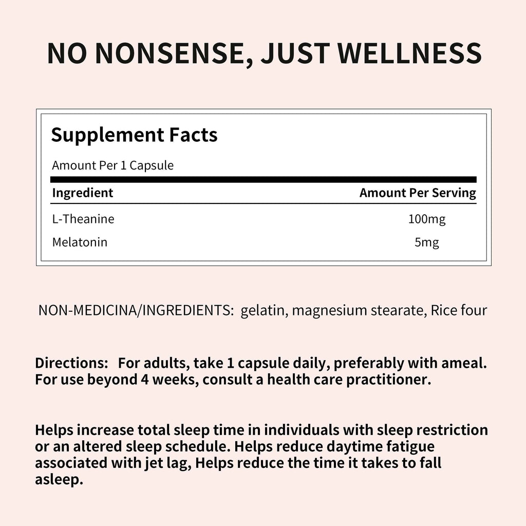 Total Natural Melatonin with L-Theanine 90c