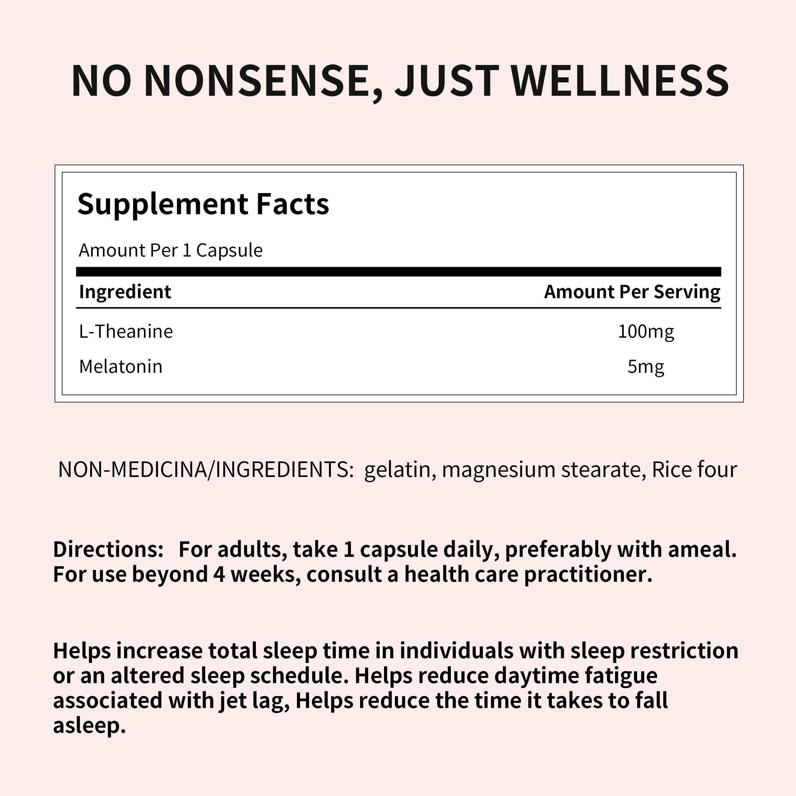 Total Natural Melatonin with L-Theanine 90c