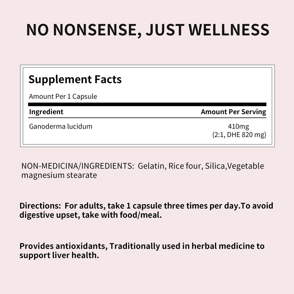 Total Natural Reishi 410 mg 60c