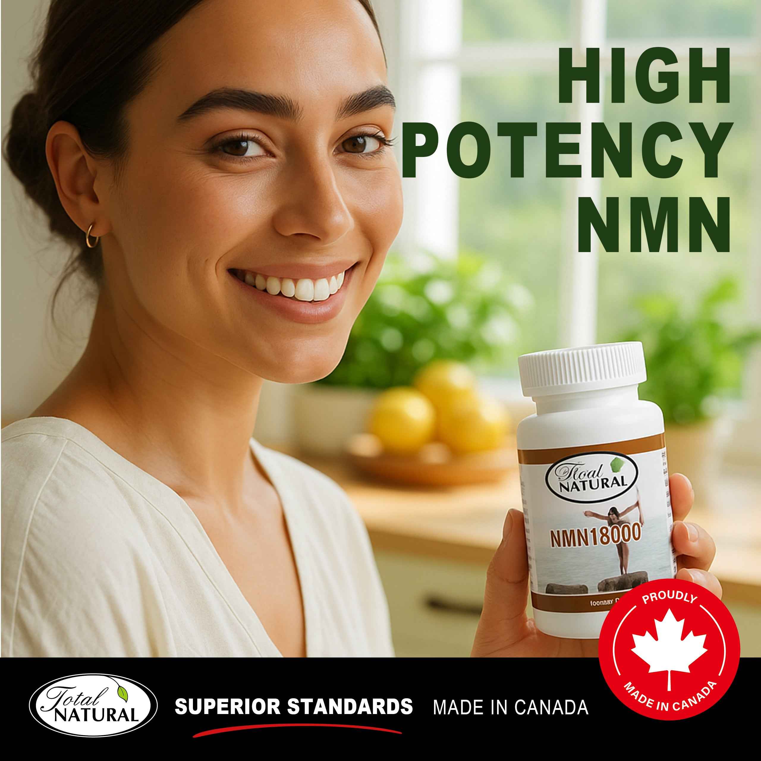 Total Natural NMN18000 Supplement 500mg 60s