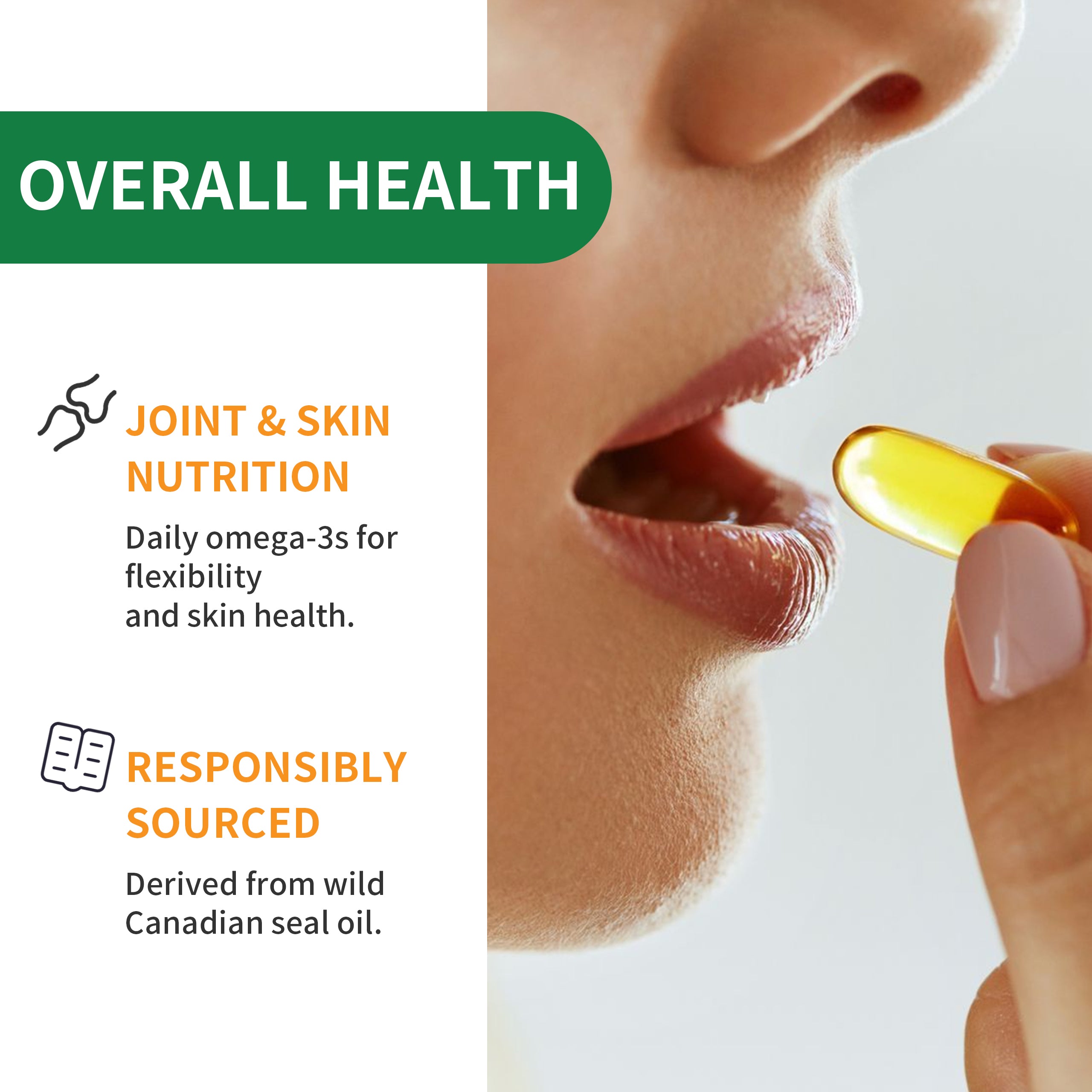 Total Natural Wild Seal Oil 500mg 250s