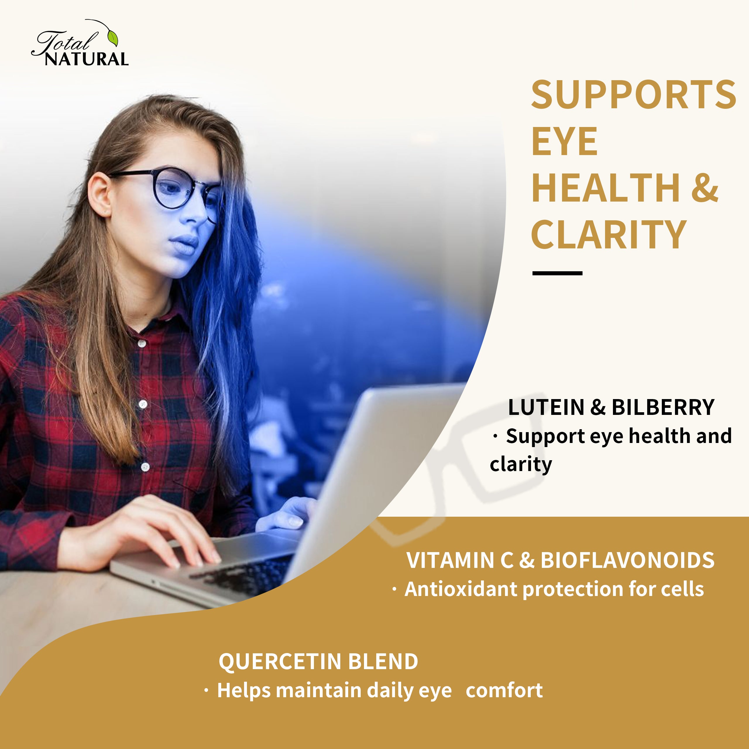 Total Natural Vision Complex 180c for Cataract & Macular Degeneration Support