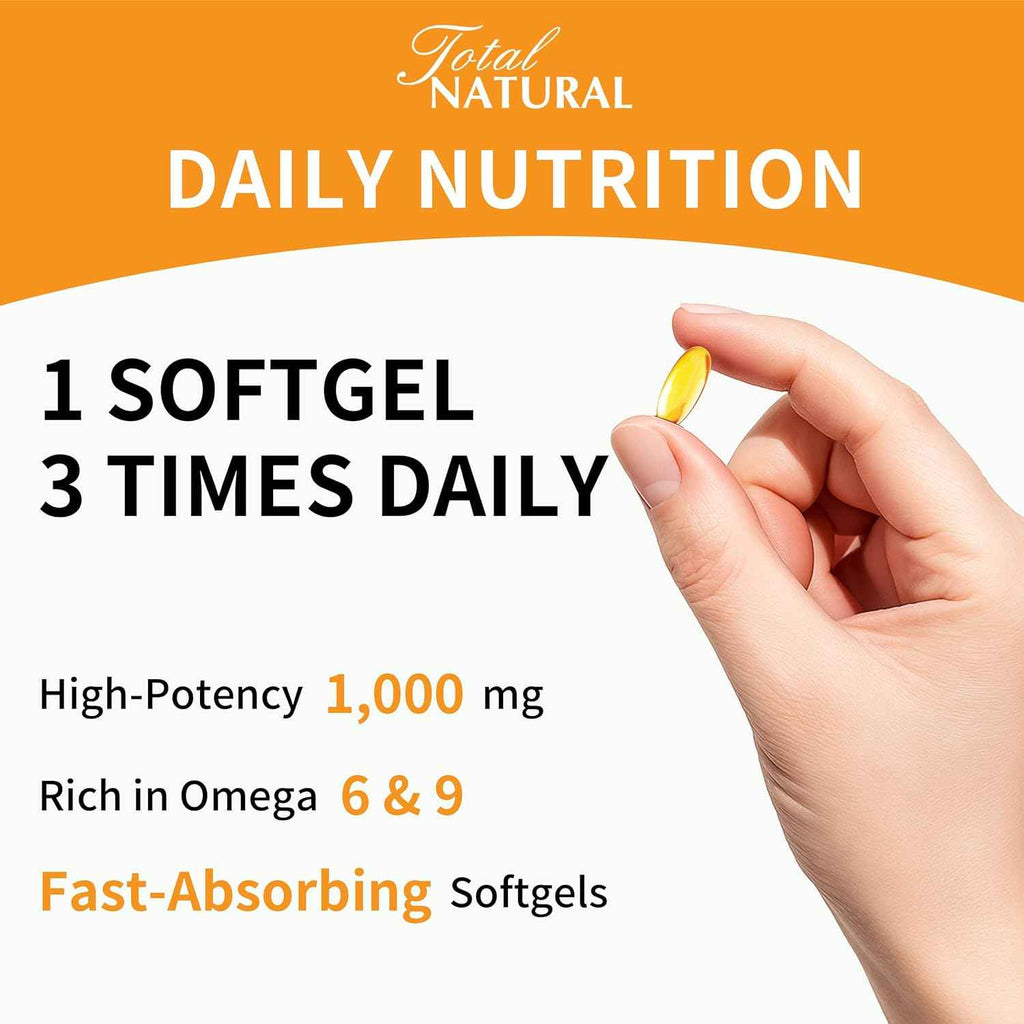 Total Natural Pumpkin Seed Oil 1000mg 180s