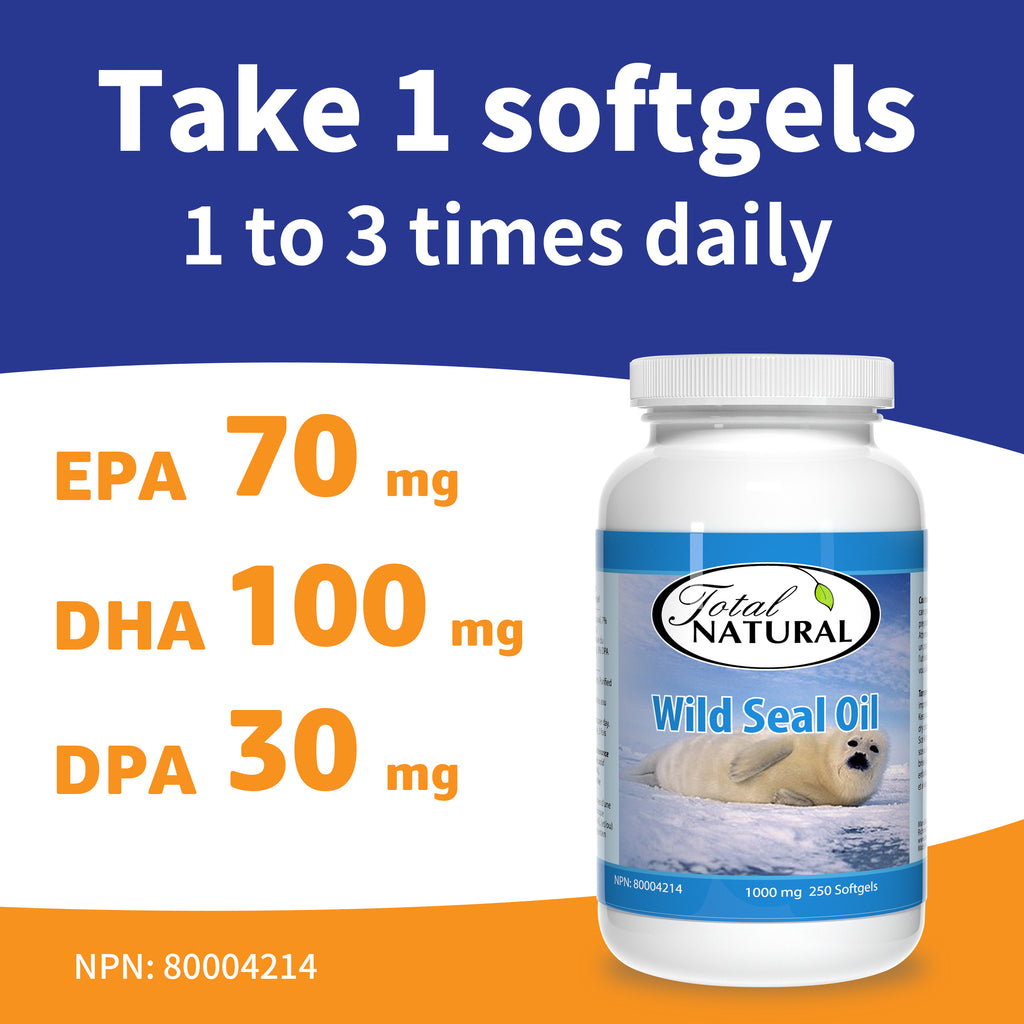 Total Natural Wild Seal Oil 1000mg 250s