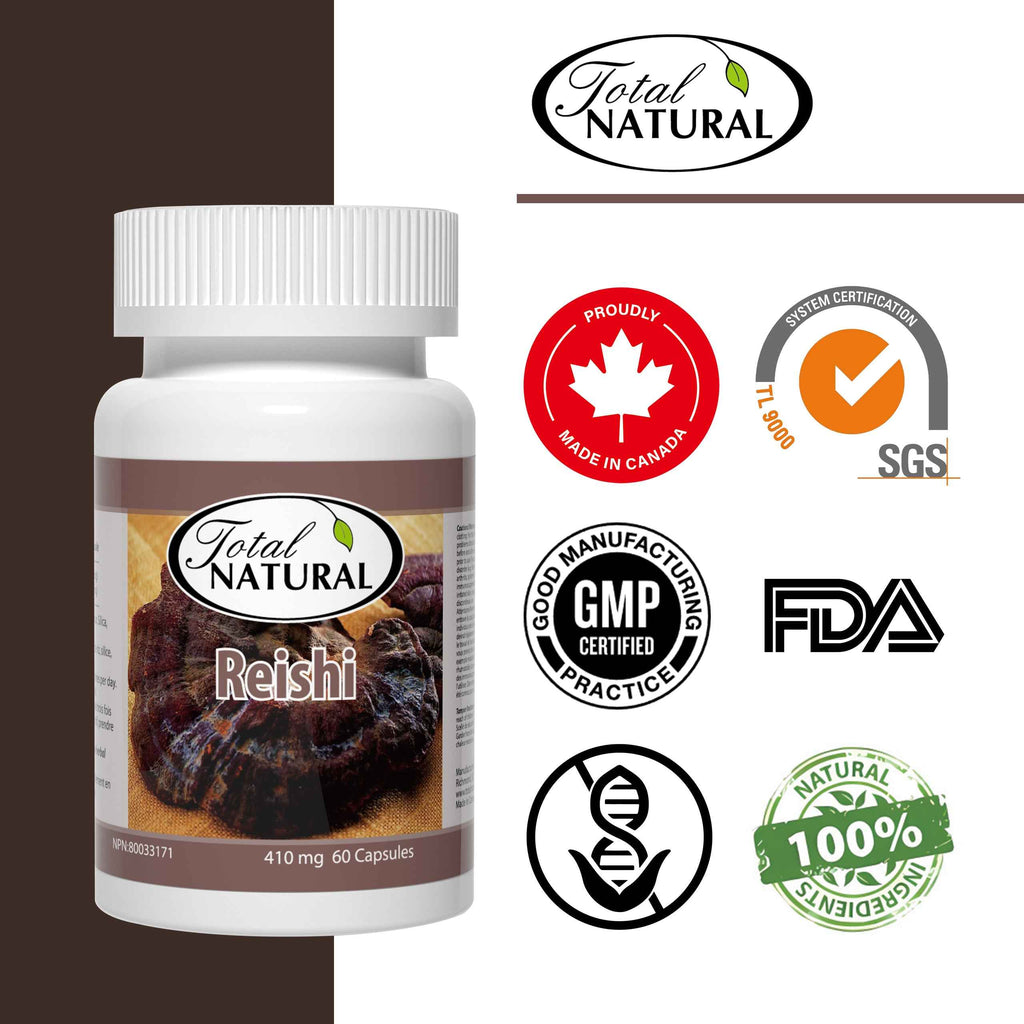 Total Natural Reishi 410 mg 60c