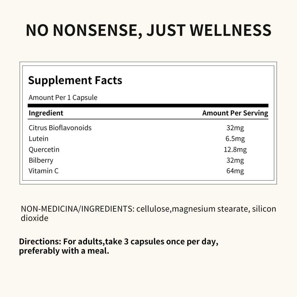 Total Natural Vision Complex 180c for Cataract & Macular Degeneration Support