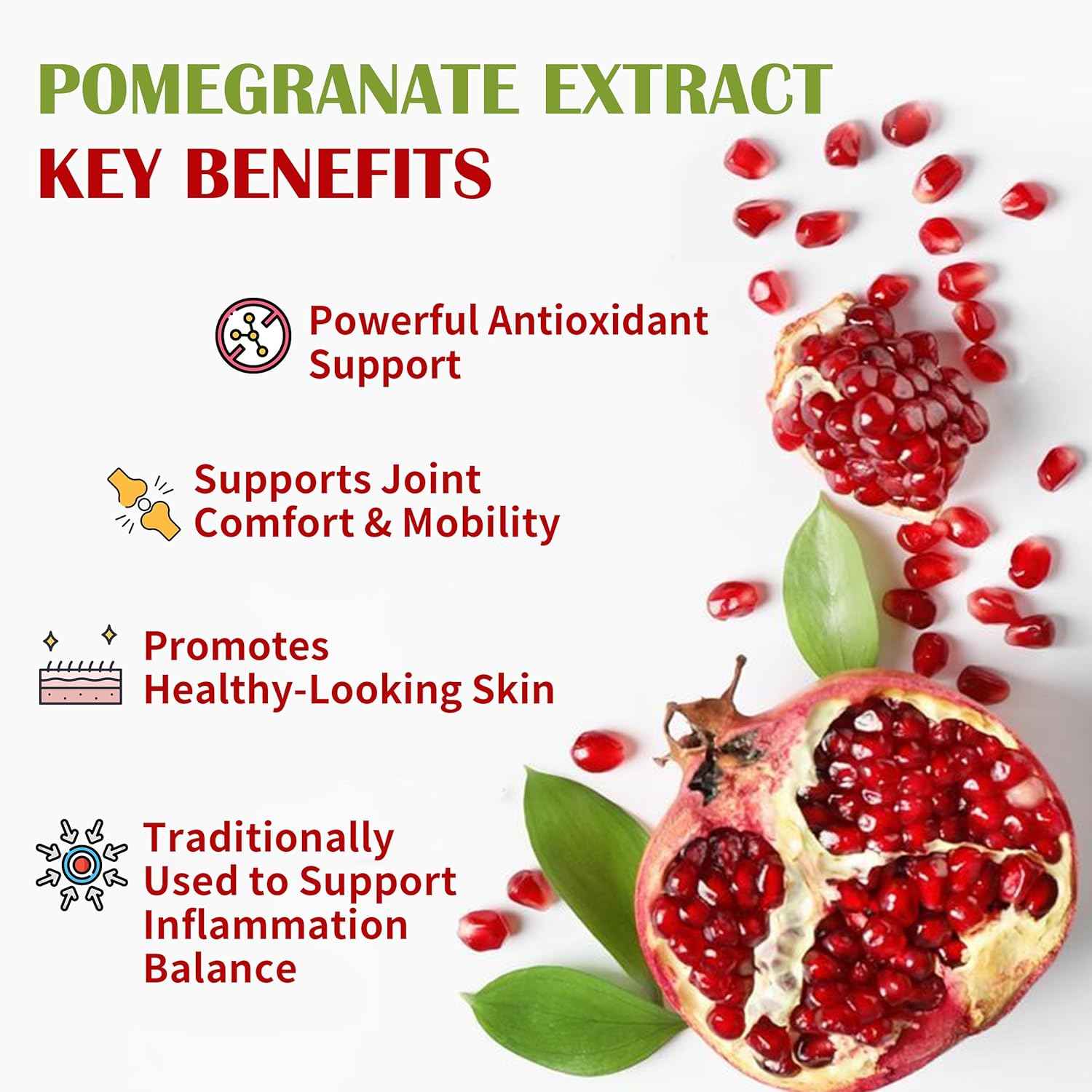 Total Natural Pomegranate Extract 250mg 90c