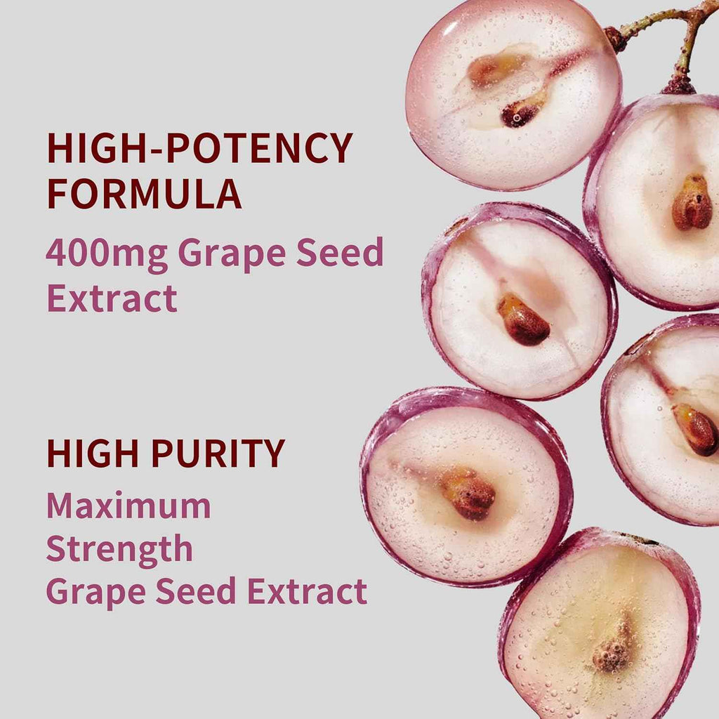 Total Natural OPC Grape Seed Extract 400mg 90c