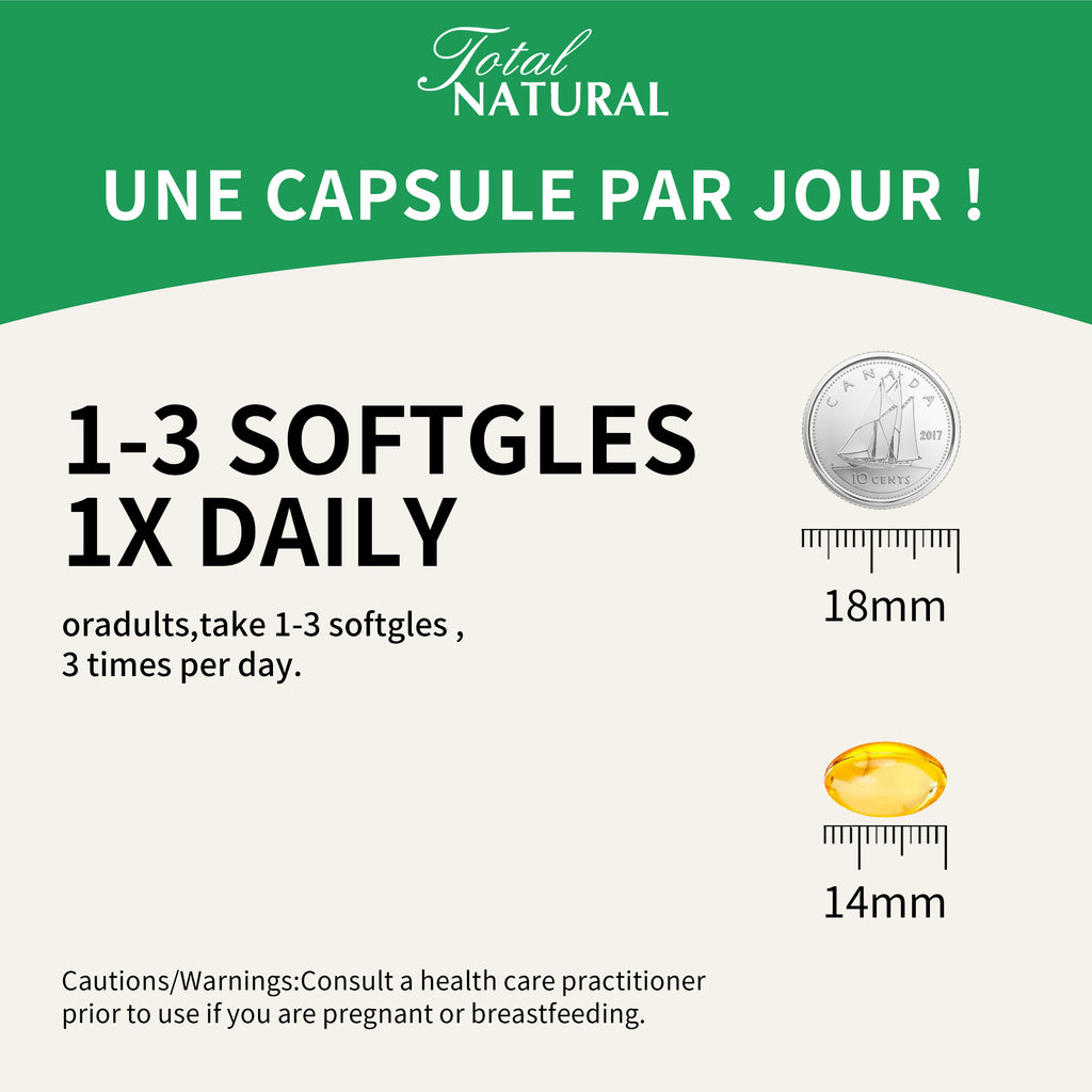 Total Natural Wild Seal Oil 500mg 250s