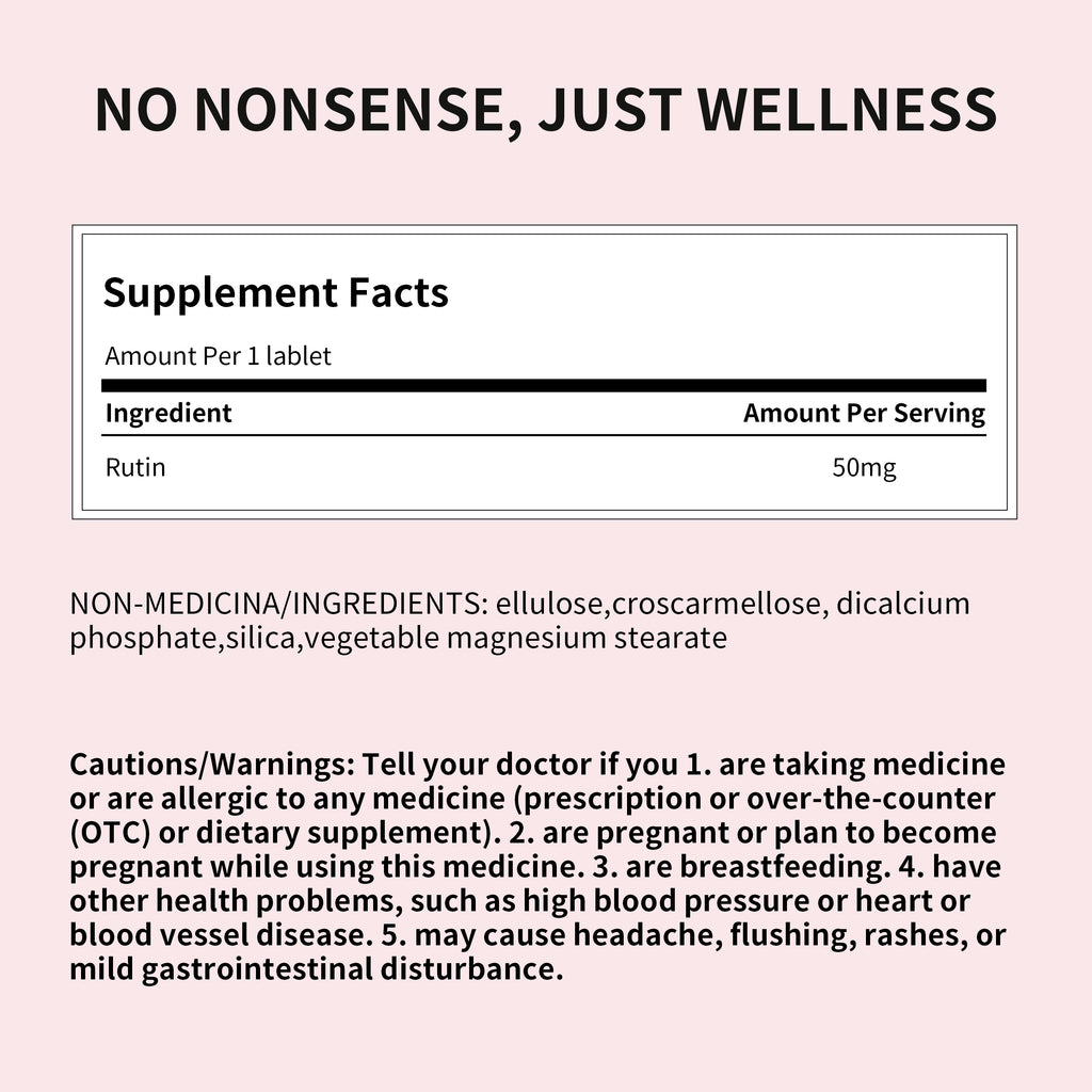 Total Natural Rutin Antioxidant 50mg 90t