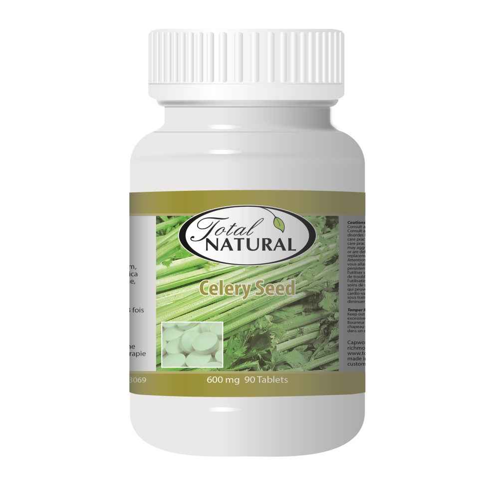 Total Natural Celery Seed 600mg 90t